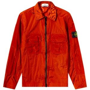 STONE ISLAND NYLON METAL ZIP OVERSHIRT Sz Large